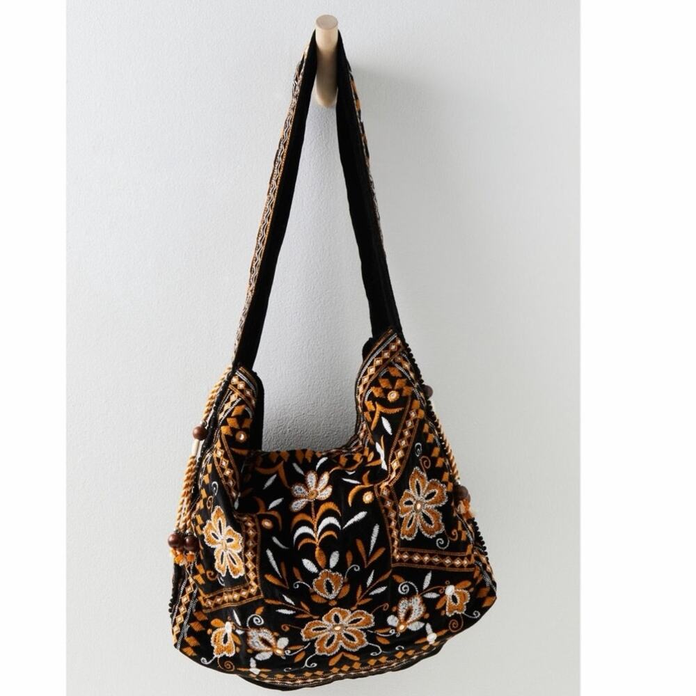 Free People Vic Velvet Slouchy Bag New Sold Out!